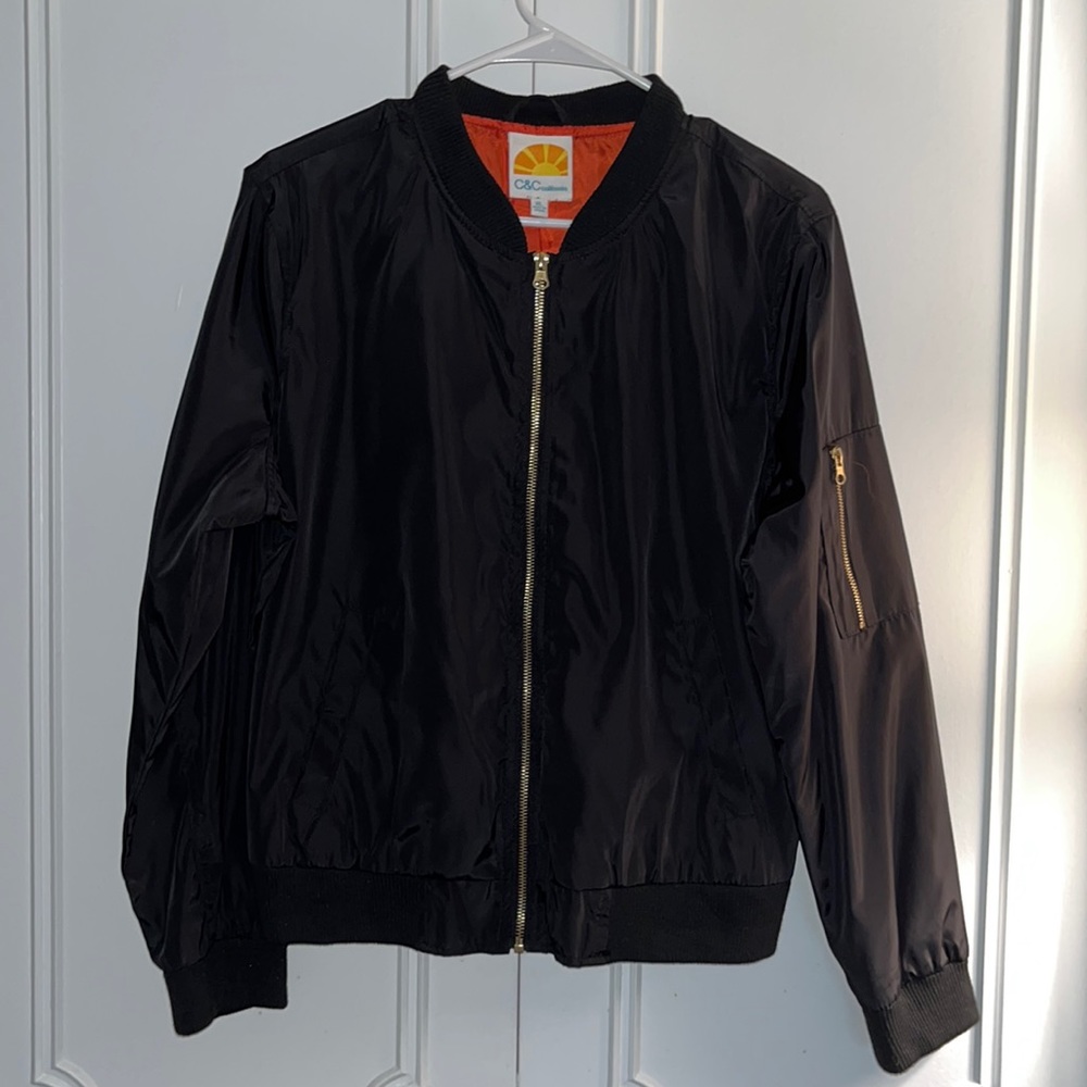 Black Bomber Jacket